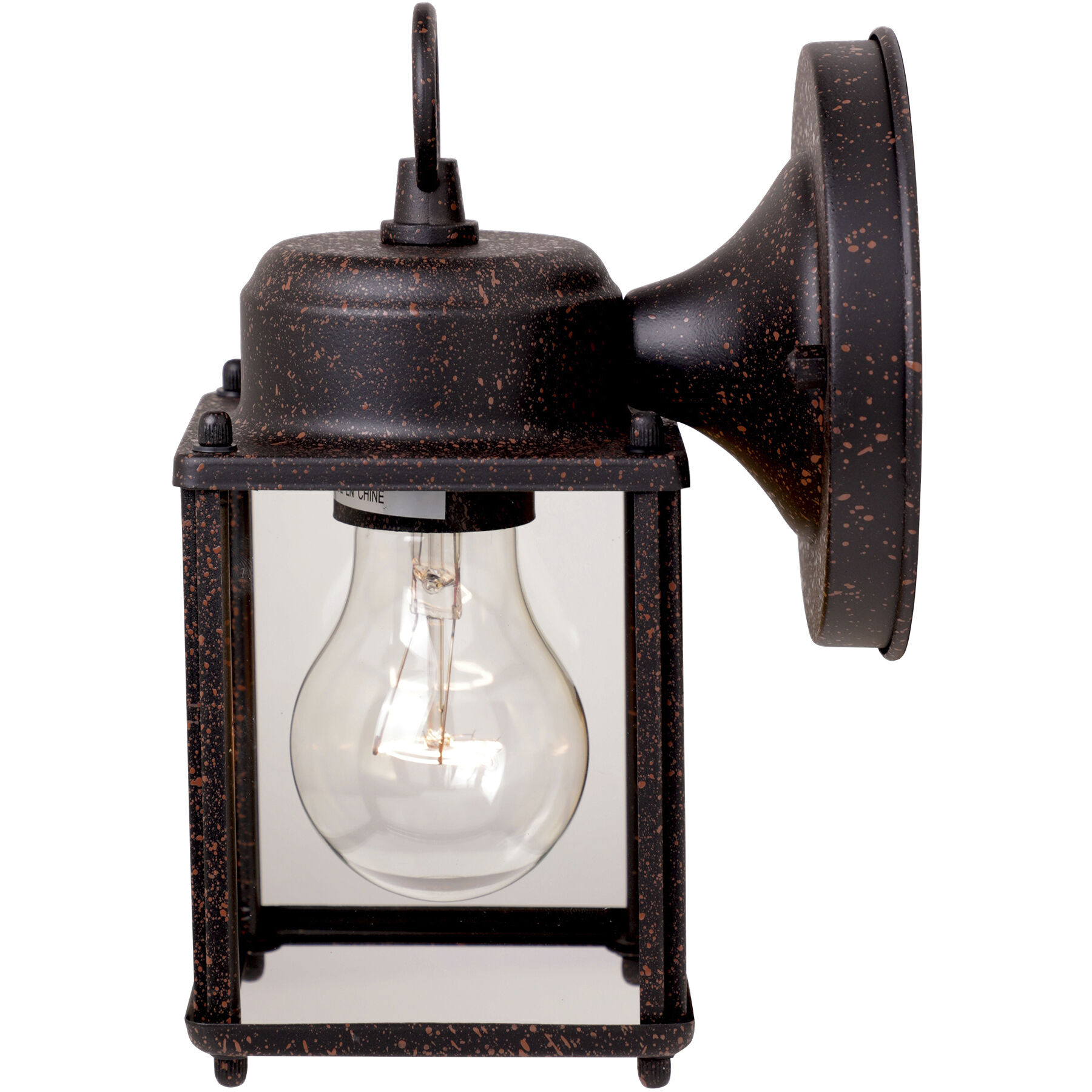 Basic Porch 1 Light 8 inch Rust Patina Outdoor Wall Lantern